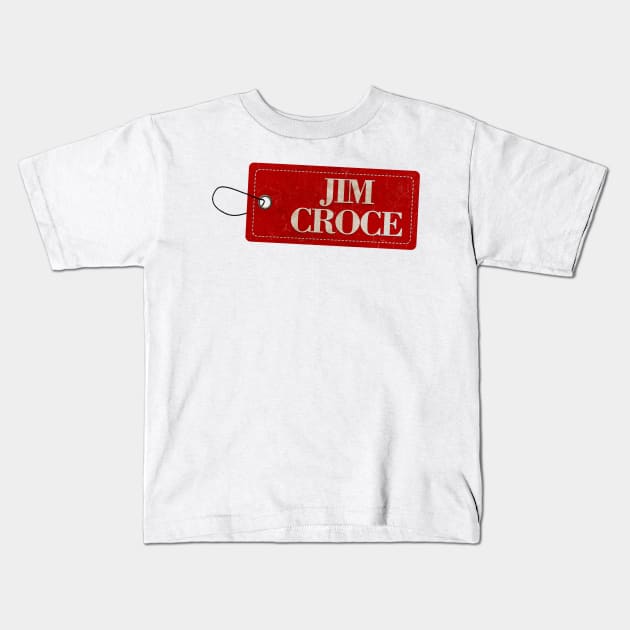 Jim Croce Kids T-Shirt by TANATORAJA.WISATA